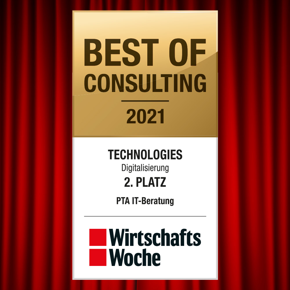 Bild der Auszeichnung "Best of Consulting" der Wirtschaftswoche