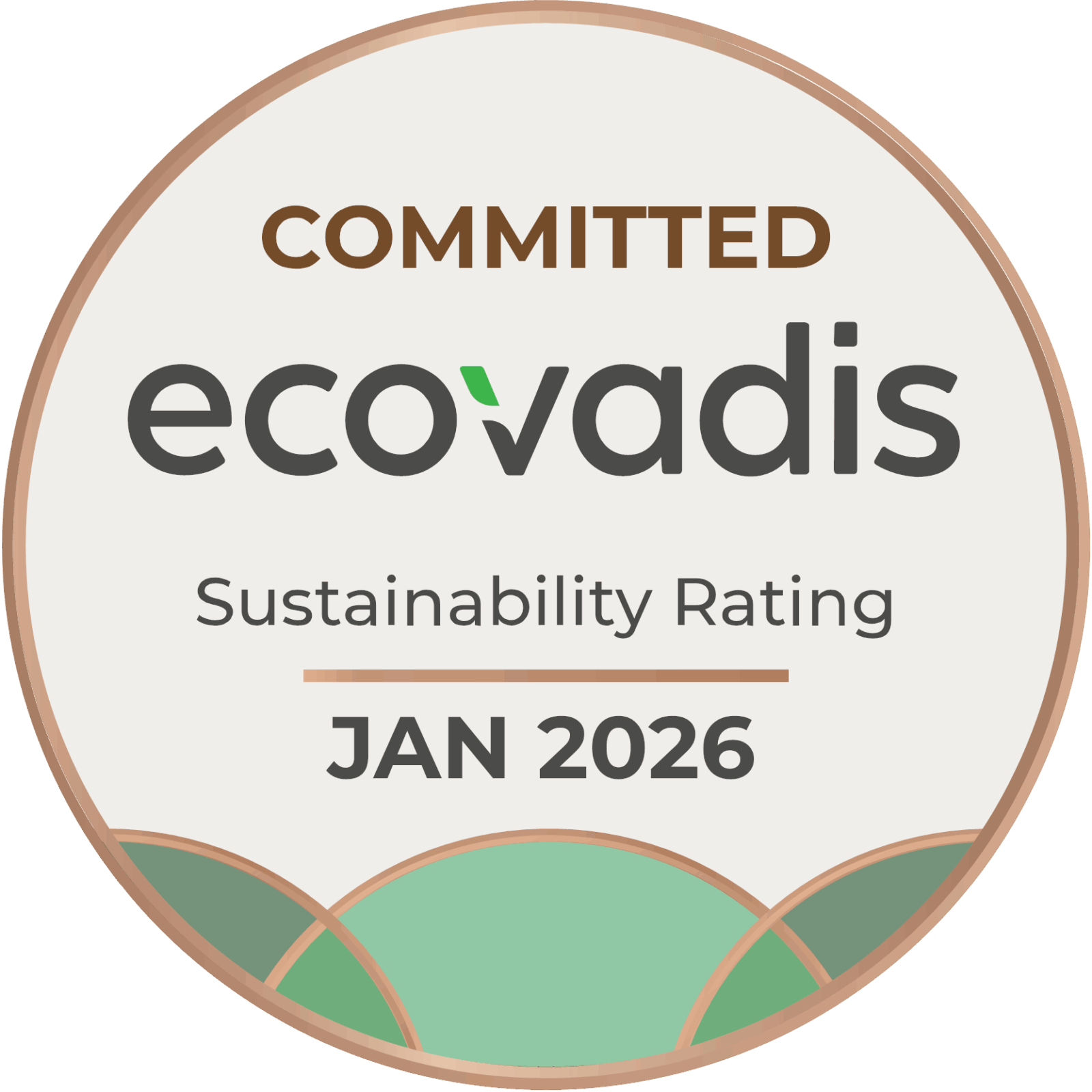 Siegel des Nachhaltigkeits-Ratings von EcoVadis